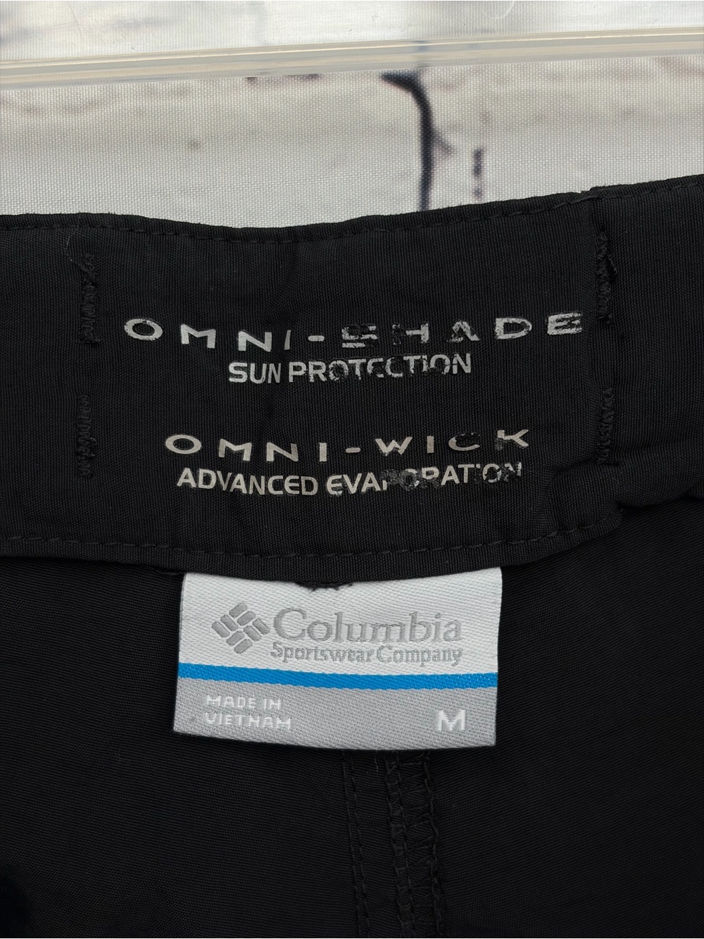 Columbia ‘Cross On Over’ Omni-Shade Omni-Wick Belted Cargo Shorts Black Sz M - Picture 7 of 16